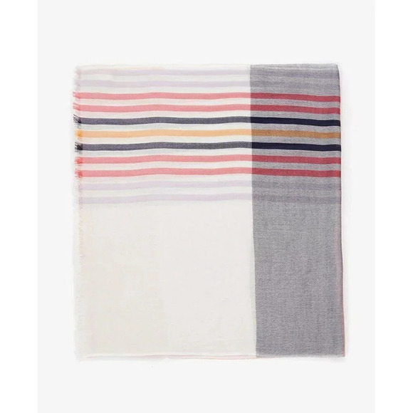 Barbour Women's Kendra Check Scarf O/S 180cm x 50cm (MSRP $70) - Picture 2 of 8